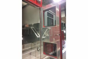 truck with side door open