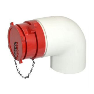 PVC Female Dry Hydrant Adapter with Elbow and Plug