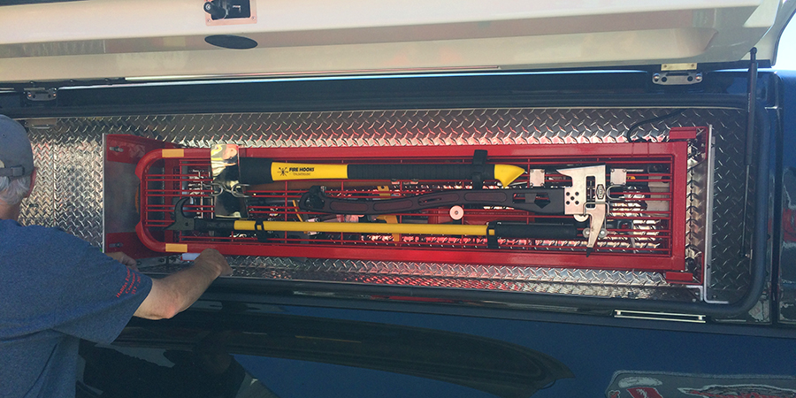 tools in truck