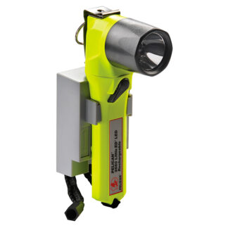 yellow light in holder