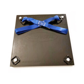 black patch with straps