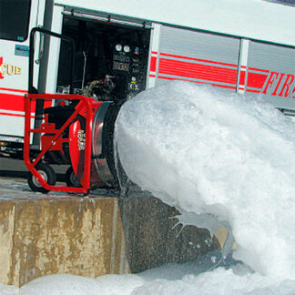 foam generator in action