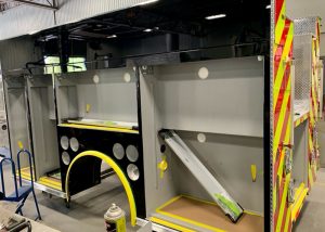 truck in shop