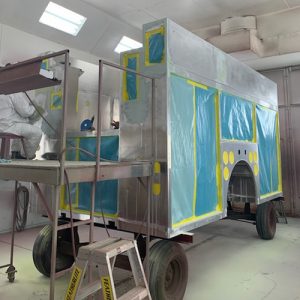 truck in shop